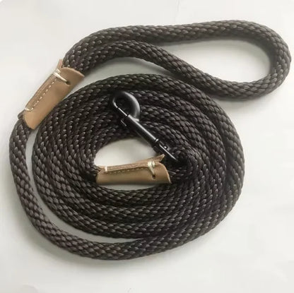 Coiled braided cable with gold connectors on a white background
