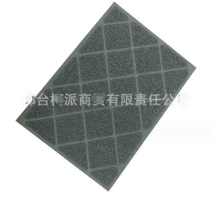 Square foam filter with grid pattern on a white background