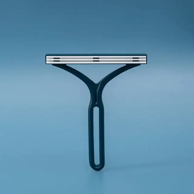Squeegee on a blue background