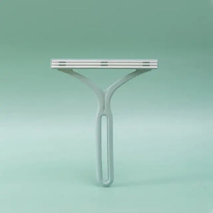 Squeegee on a solid green background